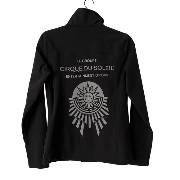 Rudsak x Cirque Du Soleil Black Softshell Jacket Graphic Full-Zip Pockets Men XS - Picture 2 of 9